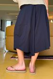 Oscar Pleat Shulotte Ink Navy